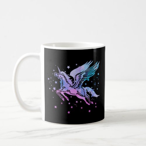Unicorn Pegasus Winged Flying Magic Horse Lover Gi Coffee Mug