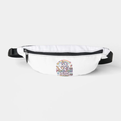 Unicorn Pencilcorn School Magic Adorable Sticker a Fanny Pack
