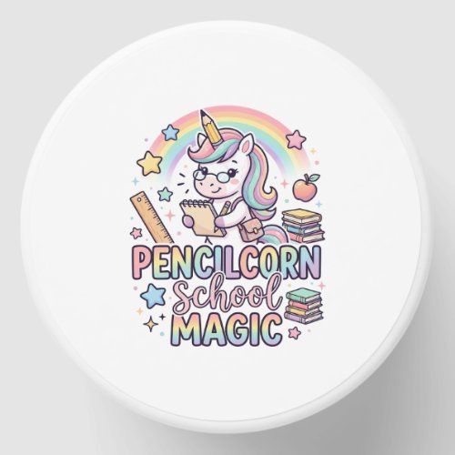 Unicorn Pencilcorn School Magic Adorable Sticker a Mini Candle Favors