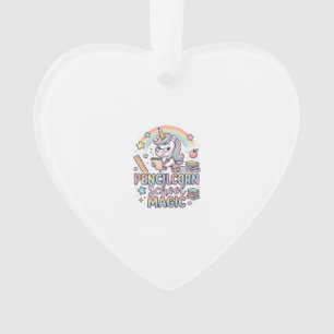 Unicorn Pencilcorn School Magic Adorable Sticker a Ornament