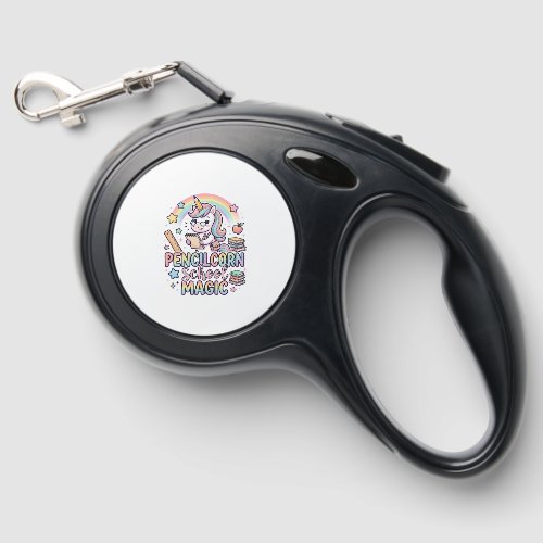 Unicorn Pencilcorn School Magic Adorable Sticker a Retractable Pet Leash