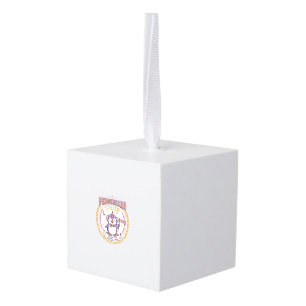 Unicorn Penguicorn Party POD Ready Zazzle Design_1 Cube Ornament