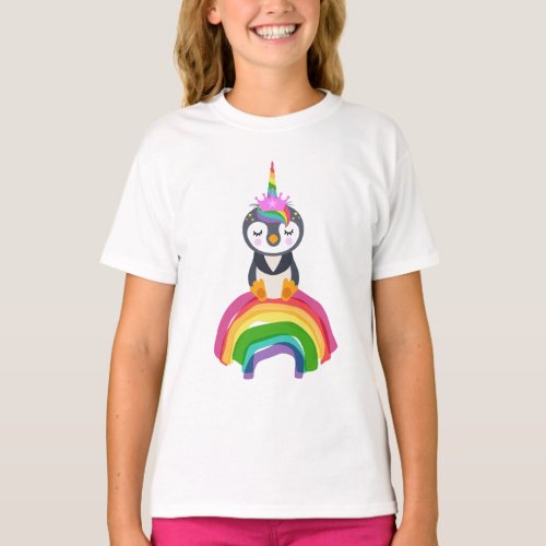 unicorn penguin T_Shirt