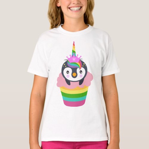 Unicorn penguin T_Shirt