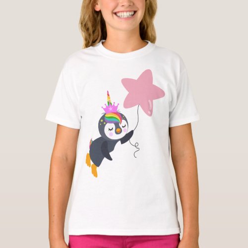 Unicorn penguin T_Shirt