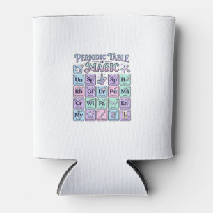 Unicorn Periodic Table of Magic Graphic Design Mer Can Cooler