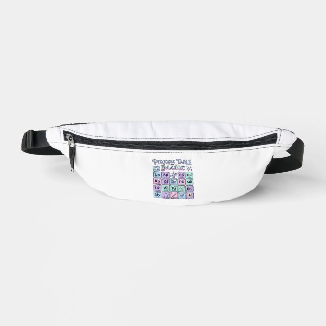 Unicorn Periodic Table of Magic Graphic Design Mer Fanny Pack (Front)