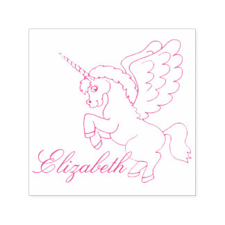 Unicorn Personalize Self-inking Stamp