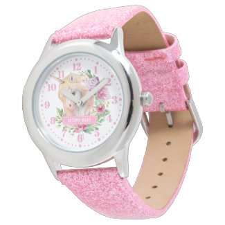 Unicorn Personalized Custom Kid's Watch