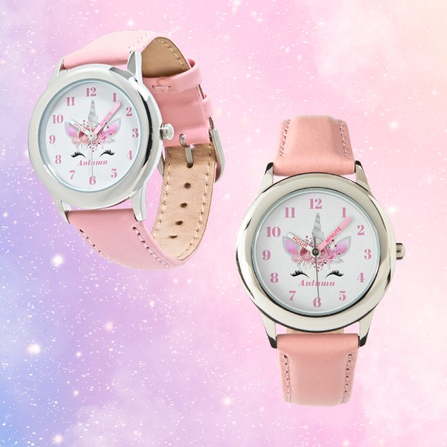 Unicorn Personalized Custom Kid's Watch (Creator Uploaded)