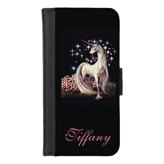 Unicorn Personalized iPhone Wallet Case (Front)