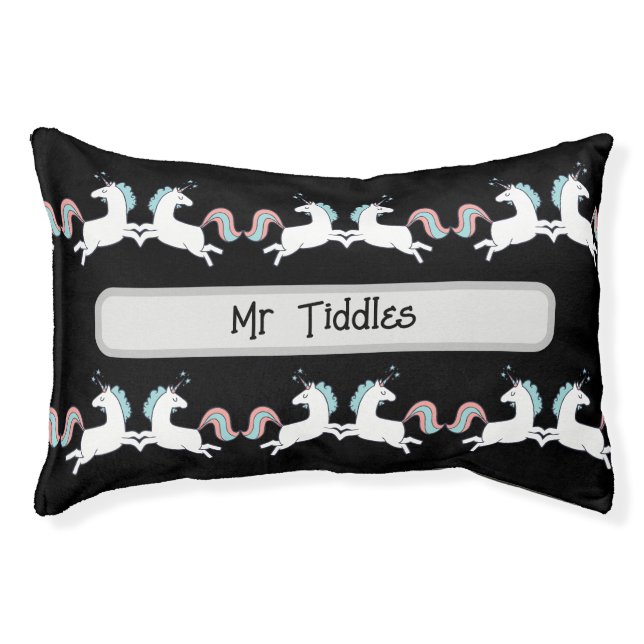 Unicorn pet bed. Can be personalized Bed (Front)