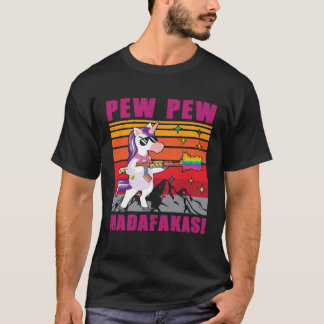 Unicorn Pew Pew Madafakas  Vintage Unicorn T-Shirt