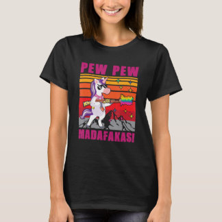 Unicorn Pew Pew Madafakas - Vintage Unicorn T-Shirt