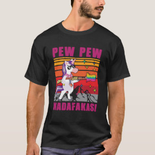 Unicorn Pew Pew Madafakas Vintage Unicorn T-Shirt