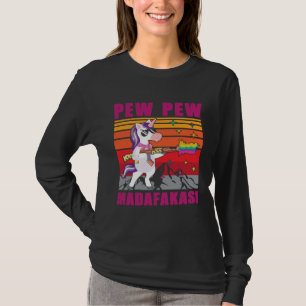Unicorn Pew Pew Madafakas Vintage Unicorn T-Shirt
