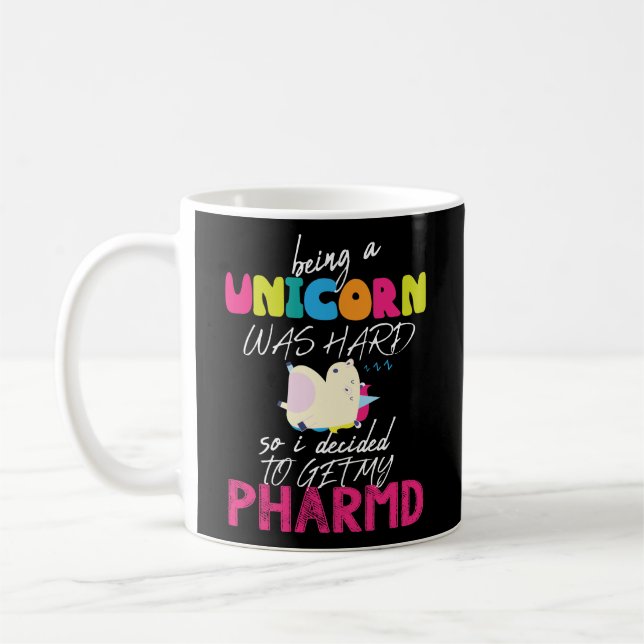 Unicorn Pharmacist PharmD Gift Coffee Mug Pharmacy (Left)