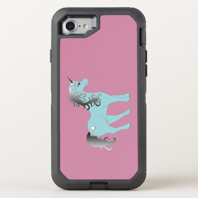 Unicorn phone otterbox iPhone case (Back)