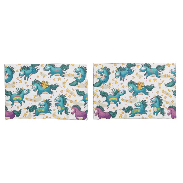 Unicorn Pillow Case (Front-Set)