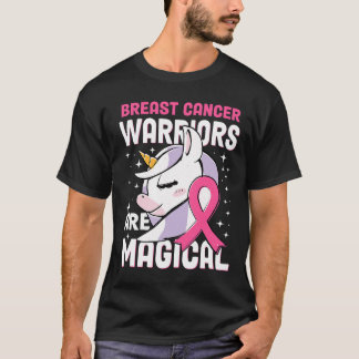 Unicorn Pink Breast Cancer Warriors are Magical Su T-Shirt
