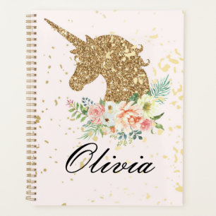 UNICORN PINK+GOLD PLANNER