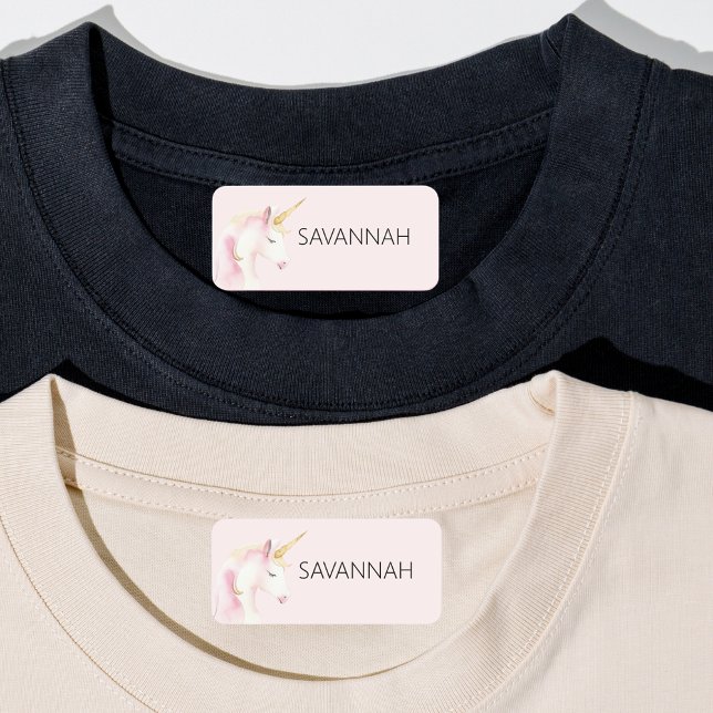 Unicorn pink name girl labels (Creator Uploaded)