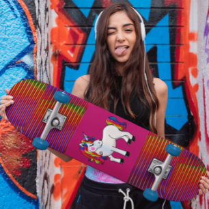 UNICORN PINK SKATEBOARDS FOR GIRLS