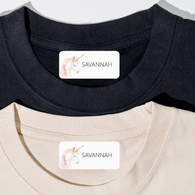 Unicorn pink white name girl labels (Creator Uploaded)