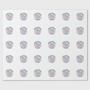 Unicorn Pixel Unicorn Power Graphic Design Product Wrapping Paper