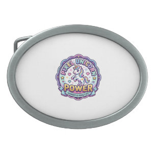 Unicorn Pixel Unicorn Power POD Ready Apparel Grap Belt Buckle