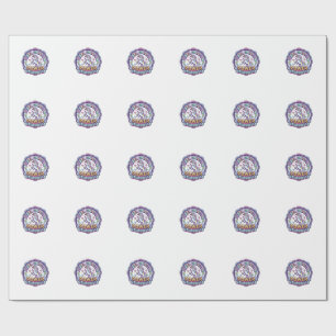 Unicorn Pixel Unicorn Power POD Ready Apparel Grap Wrapping Paper