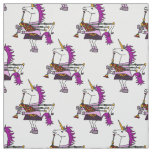 Unicorn Playing Bagpipes Fabric