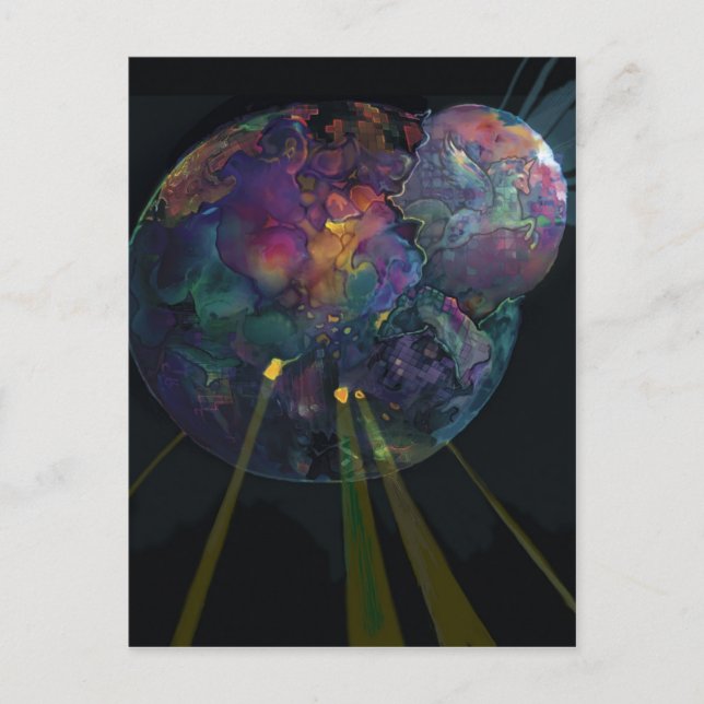 Unicorn Pod~~~ Postcard (Front)