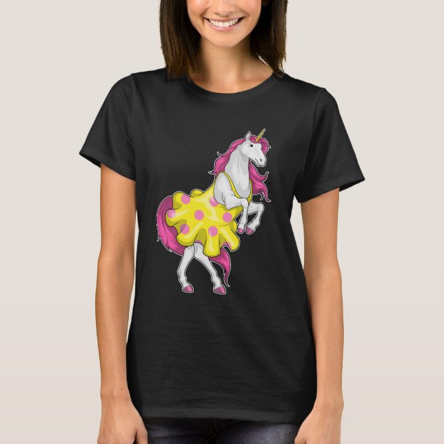 Unicorn Polka Dots Dress T-Shirt (Front)