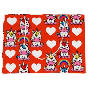 Unicorn Pony Birthday Large Gift Bag