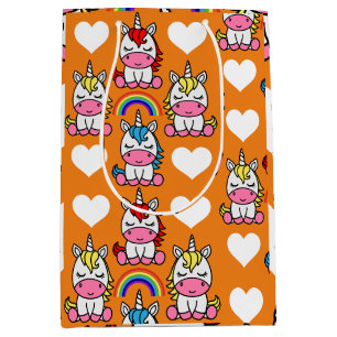 Unicorn Pony Birthday Medium Gift Bag