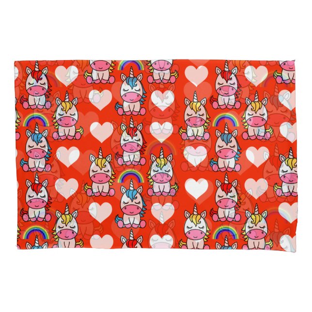 Unicorn Pony Home Decor Pillow Case (Front)