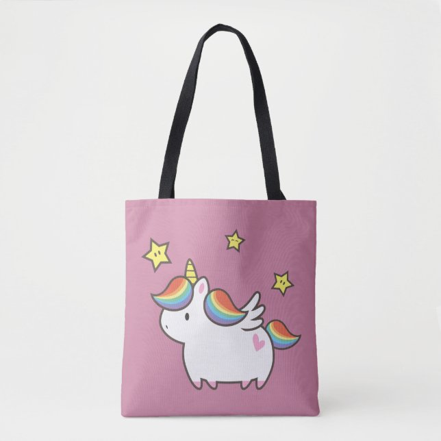 Unicorn Pony Tote Bag (Front)