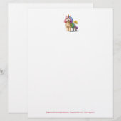 Unicorn Poodle Letter (Front/Back)