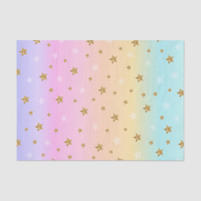 Unicorn Pool Party Tissue Paper (Front)