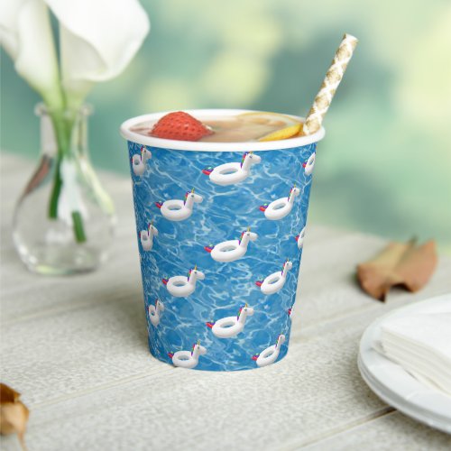 Unicorn pool toy  paper cups