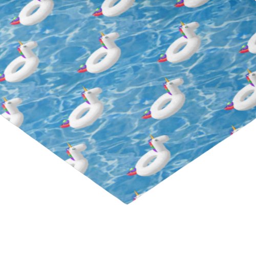 Unicorn pool toy  tissue paper