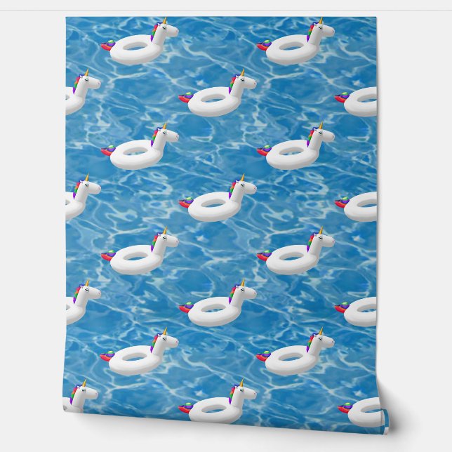 Unicorn pool toy  wallpaper  (Unrolling)
