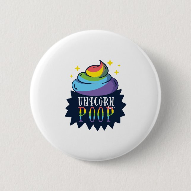 Unicorn Poop Button (Front)