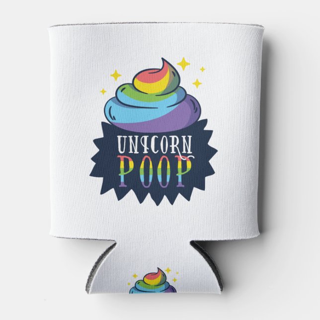 Unicorn Poop Can Cooler (Front)