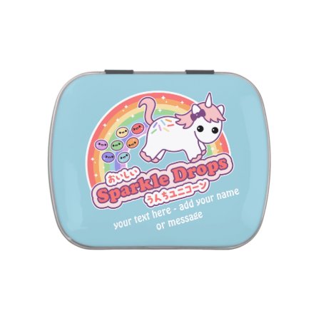 Unicorn Poop Candy Tin