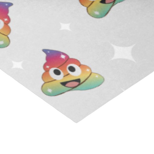 Unicorn poop colorful pattern tissue paper