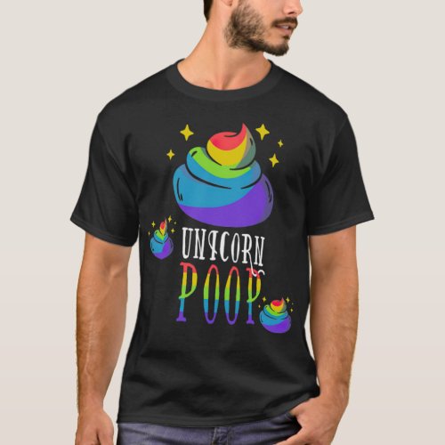 Unicorn Poop farting unicorn dabbing  T_Shirt