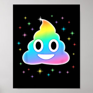 Unicorn Poop Magic Rainbow Fun Halloween Costume Poster