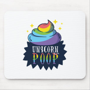 Unicorn Poop Mouse Pad